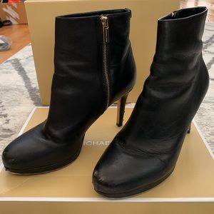 Michael Michael Kors Sammy Platform Ankle Boots - Size 9.5M